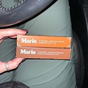 MARINA Gingerbread and Campfire S'mores Lip Treatment Set - Brown